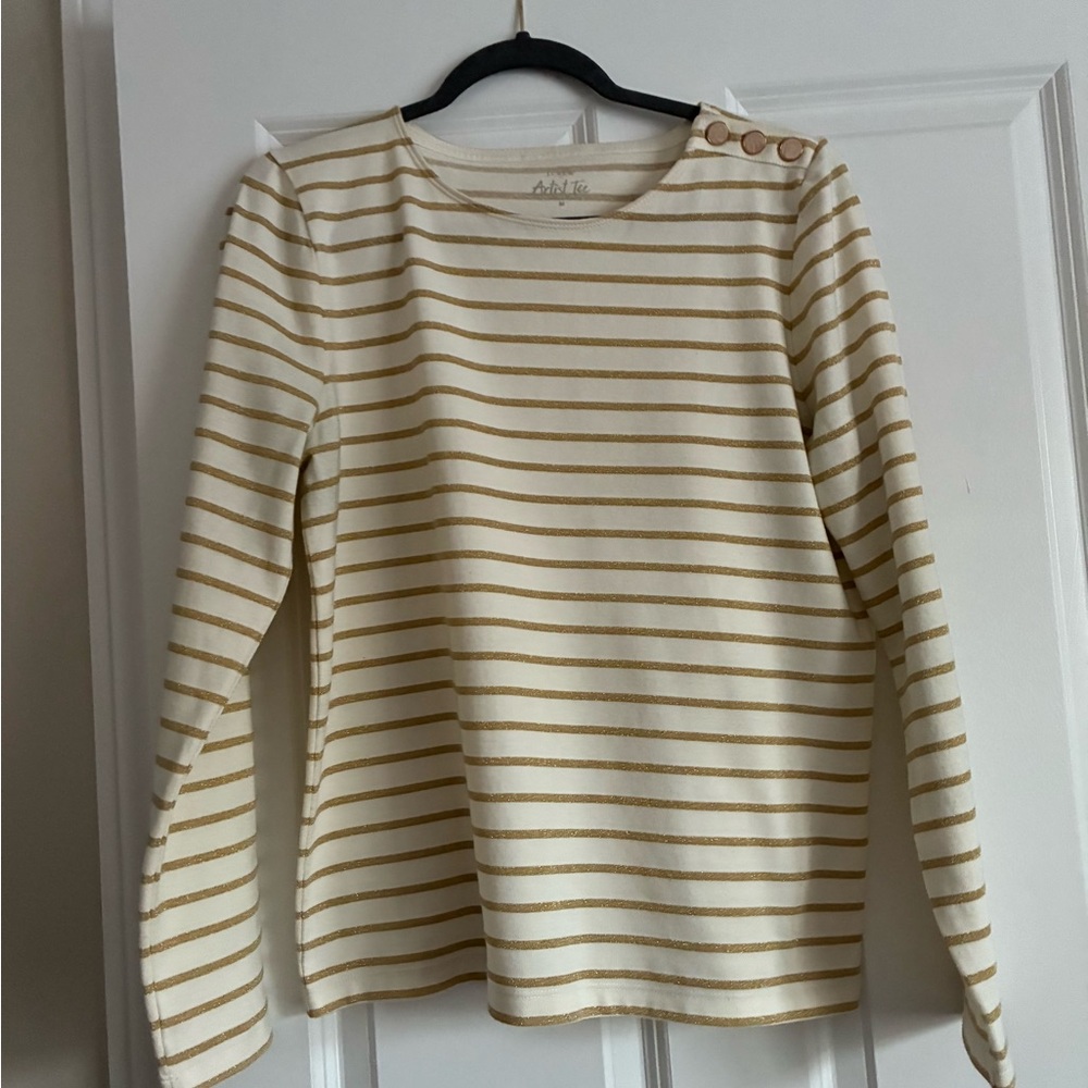 J.Crew Striped Long Sleeve Top